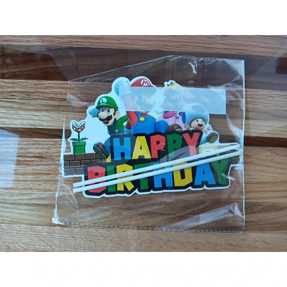 218pc Super Mario Brothers Birthday Party Supplies‎ Set Decorations Video Game